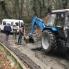 уничтожение дороги работниками Крымэнерго 19.12.2017  ул Авроры , ш. Дражинского 12К