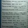 вот такое расписание