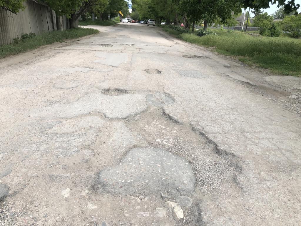 Не выполняется ремонт дороги по улице Будённого в г. Бахчисарай |  iGrajdanin.ru