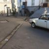 Фотофиксация разбитого участка дороги
