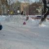 Вид со стороны ворот школы