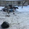 вываливают мусор рядом с нами чуть ли не каждый день