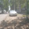 Парковка на зеленой зоне и проезд по пешеходному тротуару