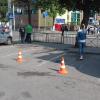 Конусы на местах для инвалидов