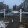 дорожка перегорожена забором