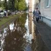 затопление тротуара по ул. Свердлова
