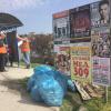 стенд на остановке накануне последней аварии