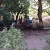 Жильцы делают стоянку