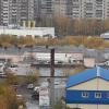 на фото видна труба и дым. Снимок сделан из окна дома ул. Комсомольская 78 этаж 9